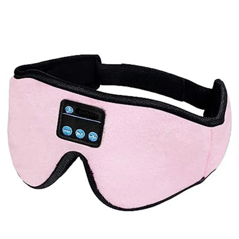 Sommeil Douceur                Masque de nuit 3D Bluetooth  Confort total avec musique intégrée. Haut-parleurs HD, écouteurs sans fil Bluetooth 5.0, idéal pour un sommeil profond, les voyages et la détente.